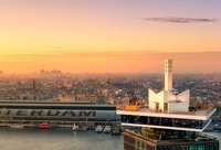ADAM LOOKOUT at sunset